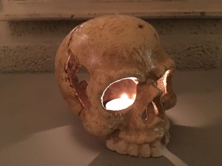 Skull - Cast iron - White Rust